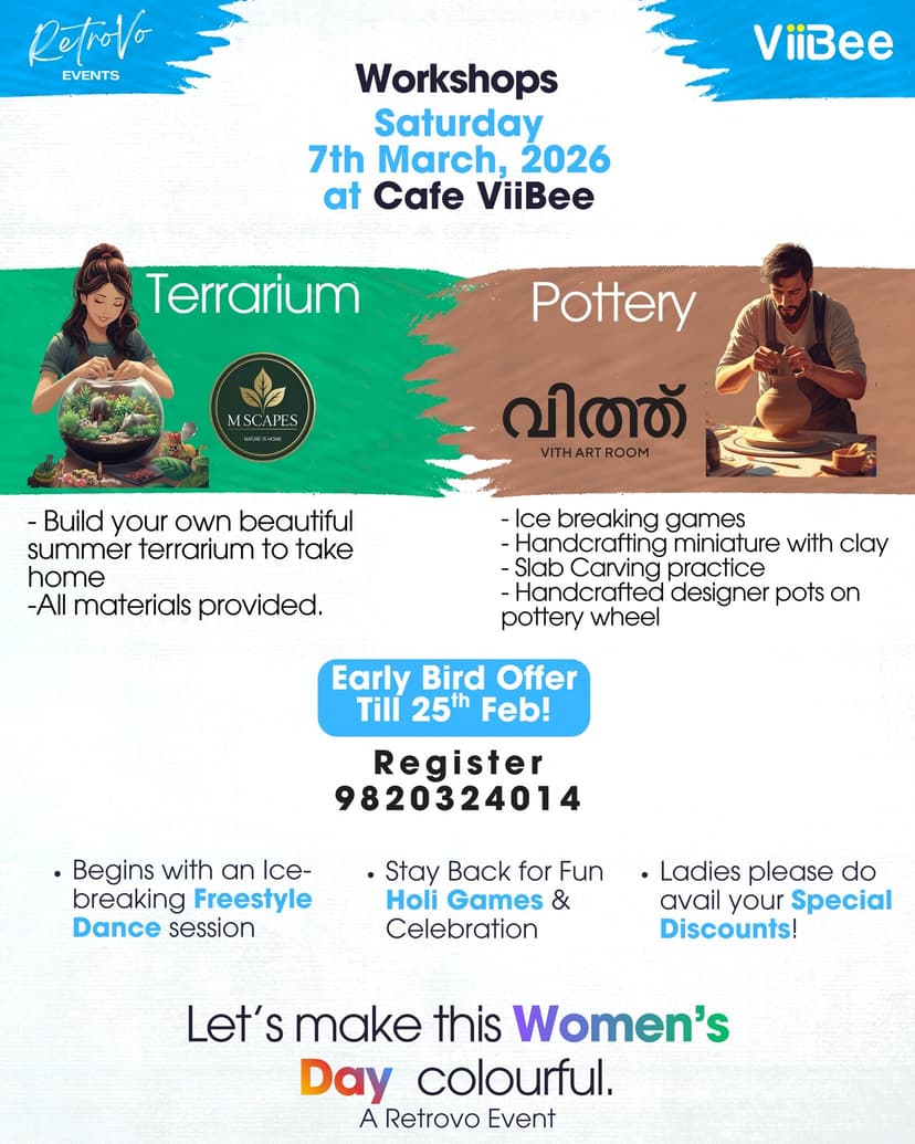 Pottery & Terrarium Workshop - Workshop in Kochi