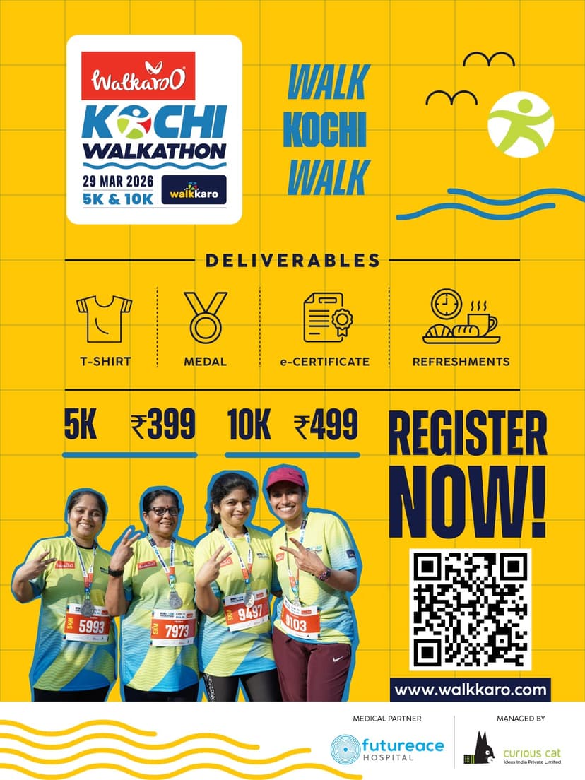 Walkaroo Kochi Walkathon 2026 - Marathon in Kochi