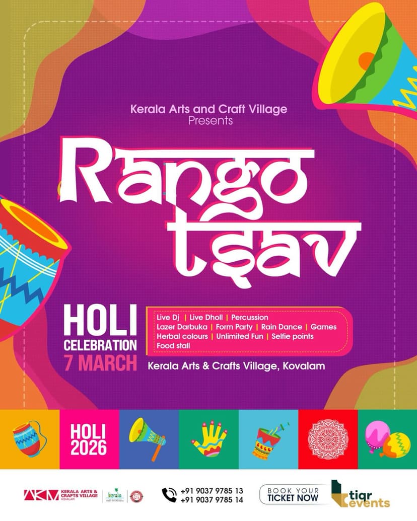 RANGOTSAV - Holi Celebration - Festival in Trivandrum